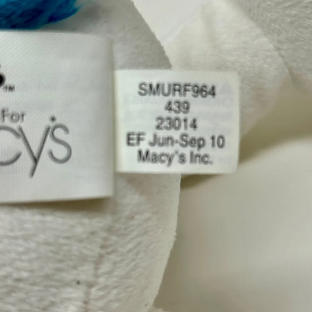 The Smurfs Macys Holiday 2010 Christmas Plush Santa Hat 21